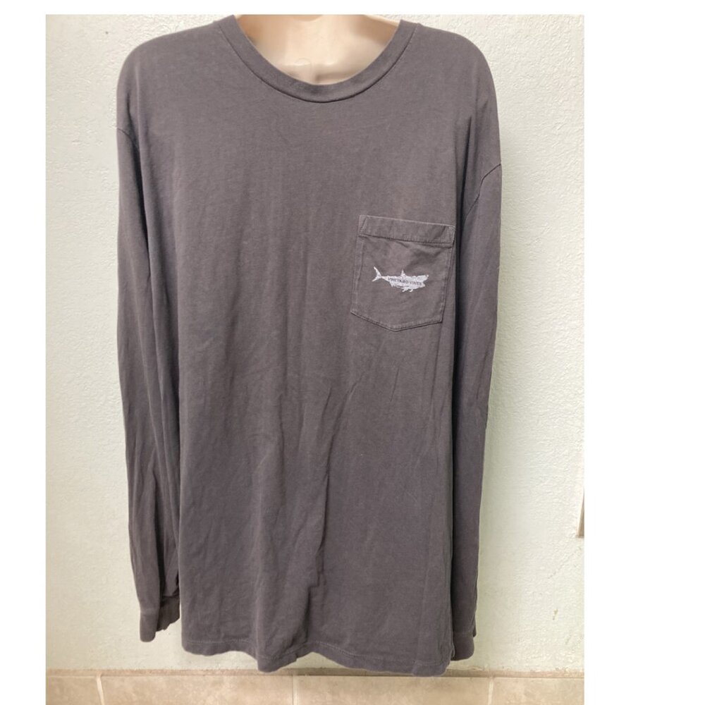 Vineyard Vines Men's Long Sleeve Tee size XL Gray